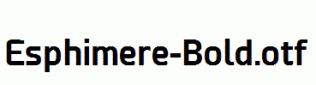 Esphimere-Bold.otf