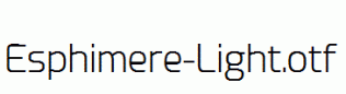 Esphimere-Light.otf