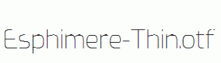 Esphimere-Thin.otf