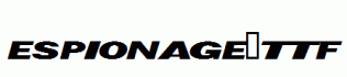 Espionage.ttf