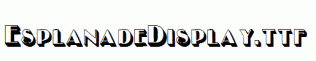 EsplanadeDisplay.ttf