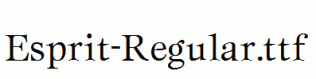Esprit-Regular.ttf