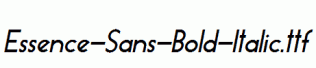 Essence-Sans-Bold-Italic.ttf