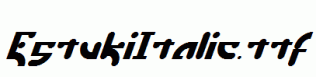 EstukiItalic.ttf