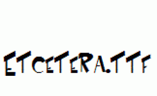 Etcetera.ttf