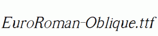 EuroRoman-Oblique.ttf