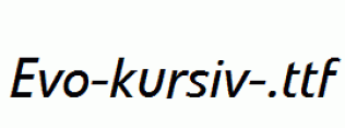 Evo-kursiv-.ttf