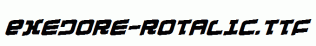 Exedore-Rotalic.ttf