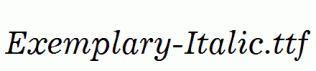 Exemplary-Italic.ttf
