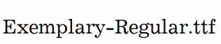 Exemplary-Regular.ttf