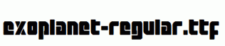 Exoplanet-Regular.ttf