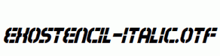 Exostencil-Italic.otf