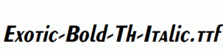 Exotic-Bold-Th-Italic.ttf