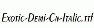Exotic-Demi-Cn-Italic.ttf