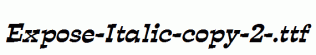 Expose-Italic-copy-2-.ttf
