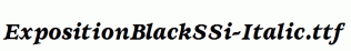 ExpositionBlackSSi-Italic.ttf