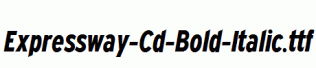 Expressway-Cd-Bold-Italic.ttf