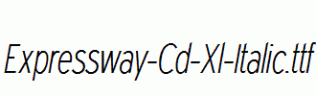Expressway-Cd-Xl-Italic.ttf