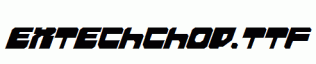 Extechchop.ttf