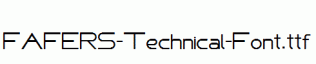 FAFERS-Technical-Font.ttf