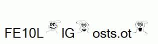 FE10LilGhosts.otf