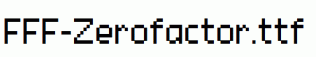 FFF-Zerofactor.ttf