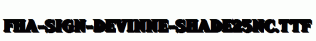 FHA-Sign-DeVinne-Shade25NC.ttf