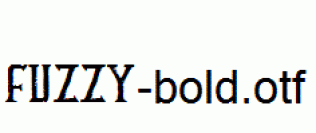 FUZZY-bold.otf