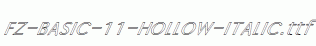 FZ-BASIC-11-HOLLOW-ITALIC.ttf