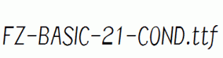 FZ-BASIC-21-COND.ttf