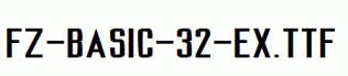 FZ-BASIC-32-EX.ttf