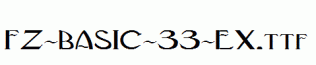 FZ-BASIC-33-EX.ttf