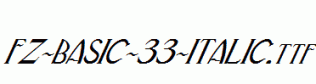 FZ-BASIC-33-ITALIC.ttf