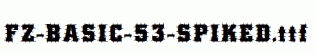 FZ-BASIC-53-SPIKED.ttf
