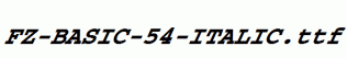 FZ-BASIC-54-ITALIC.ttf