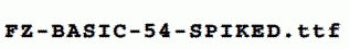 FZ-BASIC-54-SPIKED.ttf