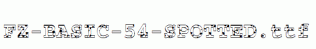 FZ-BASIC-54-SPOTTED.ttf
