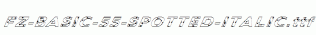 FZ-BASIC-55-SPOTTED-ITALIC.ttf