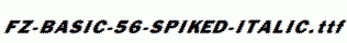 FZ-BASIC-56-SPIKED-ITALIC.ttf
