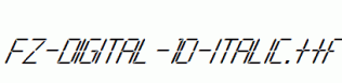 FZ-DIGITAL-10-ITALIC.ttf