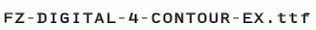 FZ-DIGITAL-4-CONTOUR-EX.ttf