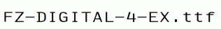 FZ-DIGITAL-4-EX.ttf