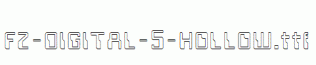 FZ-DIGITAL-5-HOLLOW.ttf