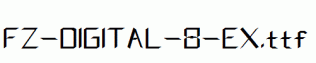 FZ-DIGITAL-8-EX.ttf