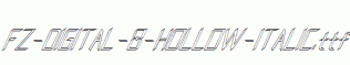 FZ-DIGITAL-8-HOLLOW-ITALIC.ttf