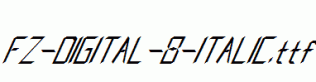 FZ-DIGITAL-8-ITALIC.ttf