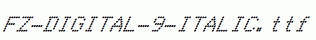 FZ-DIGITAL-9-ITALIC.ttf