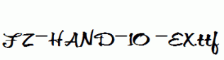 FZ-HAND-10-EX.ttf