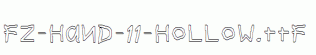 FZ-HAND-11-HOLLOW.ttf
