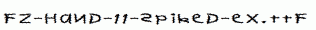 FZ-HAND-11-SPIKED-EX.ttf